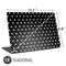 Black and White Polka Dots Universal Laptop 15in (12.2 x 8.8in) Skin